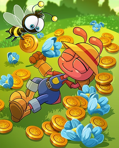 Money Meadow Badge - Pogo&trade; Slots