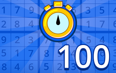 Fast Beginner 100 Badge - Pogo Daily Sudoku Fast Beginner 100 Badge - Pogo Daily Sudoku