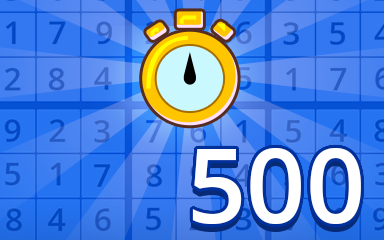 Fast Beginner 500 Badge - Pogo Daily Sudoku Fast Beginner 500 Badge - Pogo Daily Sudoku