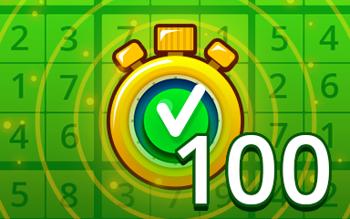 Fast Easy 100 Badge - Pogo Daily Sudoku Fast Easy 100 Badge - Pogo Daily Sudoku