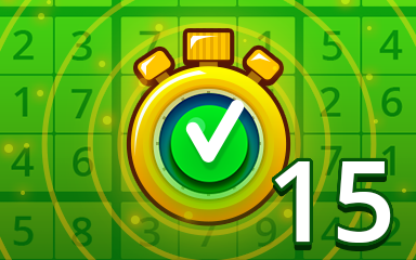 Fast Easy 15 Badge - Pogo Daily Sudoku Fast Easy 15 Badge - Pogo Daily Sudoku