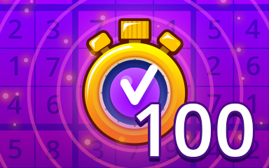 Fast Expert 100 Badge - Pogo Daily Sudoku Fast Expert 100 Badge - Pogo Daily Sudoku