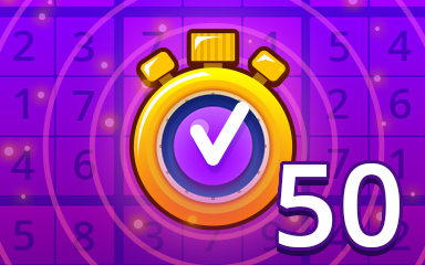 Fast Expert 50 Badge - Pogo Daily Sudoku Fast Expert 50 Badge - Pogo Daily Sudoku