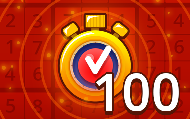 Fast Hard 100 Badge - Pogo Daily Sudoku Fast Hard 100 Badge - Pogo Daily Sudoku