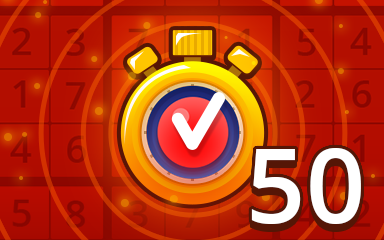 Fast Hard 50 Badge - Pogo Daily Sudoku Fast Hard 50 Badge - Pogo Daily Sudoku