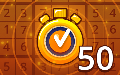 Fast Medium 50 Badge - Pogo Daily Sudoku Fast Medium 50 Badge - Pogo Daily Sudoku
