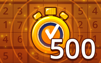 Fast Medium 500 Badge - Pogo Daily Sudoku Fast Medium 500 Badge - Pogo Daily Sudoku