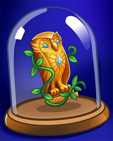 Golden Owl Badge - Jewel Academy Golden Owl Badge - Jewel Academy