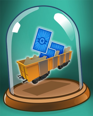Train Box Car Badge - Aces Up! HD