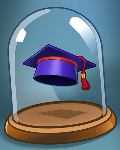 Mortarboard Badge - Bookworm HD