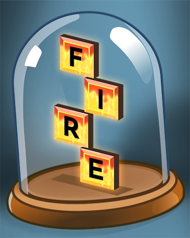 Fire Blocks Badge - Bookworm HD Fire Blocks Badge - Bookworm HD