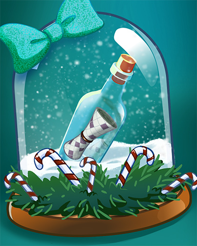 Crossword In A Bottle Badge - Crossword Cove HD Crossword In A Bottle Badge - Crossword Cove HD
