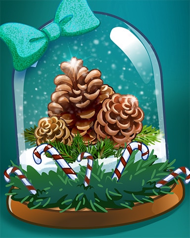 Candy Pinecone Badge - Crossword Cove HD Candy Pinecone Badge - Crossword Cove HD