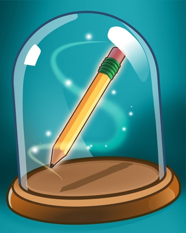 Number 2 Pencil Badge - Crossword Cove HD