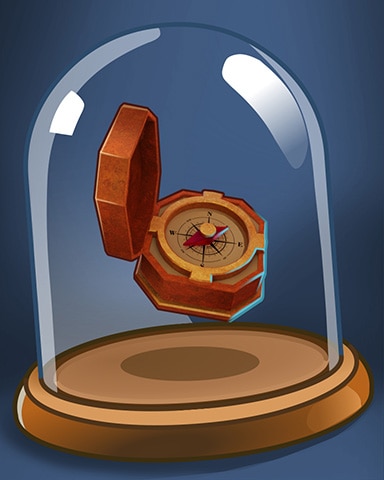 Curious Compass Badge - Claire Hart Classic Curious Compass Badge - Claire Hart Classic