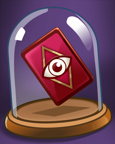 Clairvoyant Card Badge - Claire Hart: Secret In The Shadows Clairvoyant Card Badge - Claire Hart: Secret In The Shadows