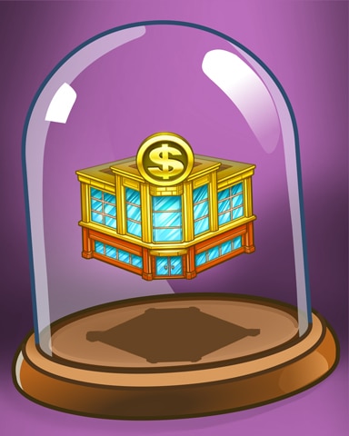 Yellow Bank Building Badge - Dice City Roller HD Yellow Bank Building Badge - Dice City Roller HD