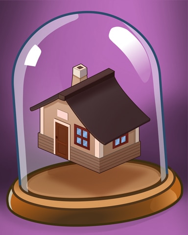 Simple Brown House Badge - Dice City Roller HD Simple Brown House Badge - Dice City Roller HD