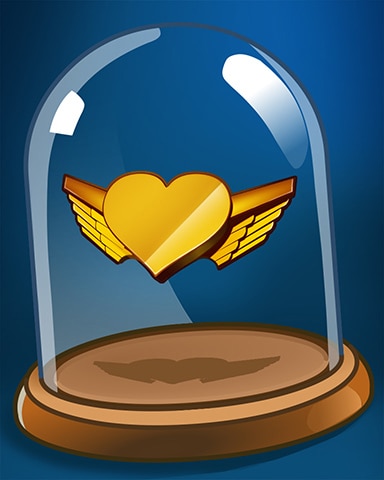 Heart Wings Badge - First Class Solitaire HD Heart Wings Badge - First Class Solitaire HD