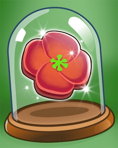 Red Begonia Badge - Garden Blast Red Begonia Badge - Garden Blast