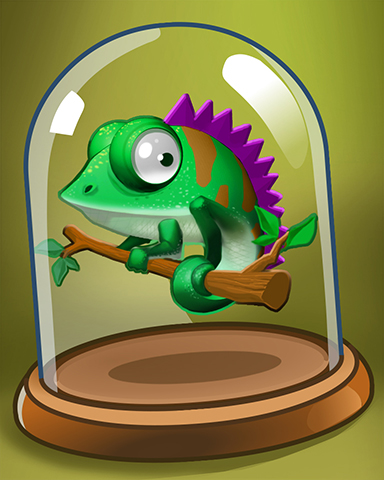 Lounging Lizard Badge - Jungle Gin Lounging Lizard Badge - Jungle Gin