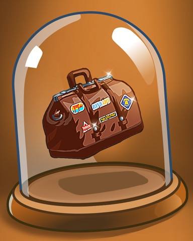 Packed Travel Bag Badge - Jet Set Solitaire Packed Travel Bag Badge - Jet Set Solitaire