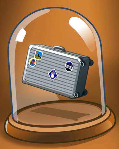 Packed For Travel Badge - Jet Set Solitaire Packed For Travel Badge - Jet Set Solitaire