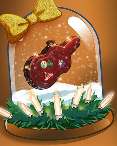 Holiday Guitar Case Badge - Jet Set Solitaire Holiday Guitar Case Badge - Jet Set Solitaire