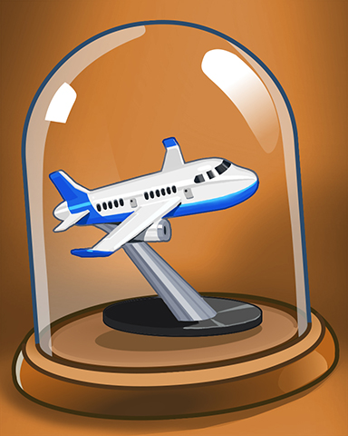 Tiny Traveler Badge - Jet Set Solitaire Tiny Traveler Badge - Jet Set Solitaire