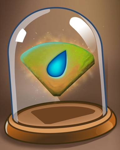 Rain Drop Rune Badge - Mahjong Garden HD Rain Drop Rune Badge - Mahjong Garden HD
