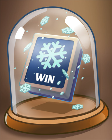 Glass Of Winter Badge - Mahjong Garden HD Glass Of Winter Badge - Mahjong Garden HD