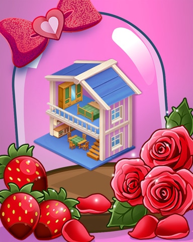 Valentines Doll House Badge - Matching Moments Valentines Doll House Badge - Matching Moments