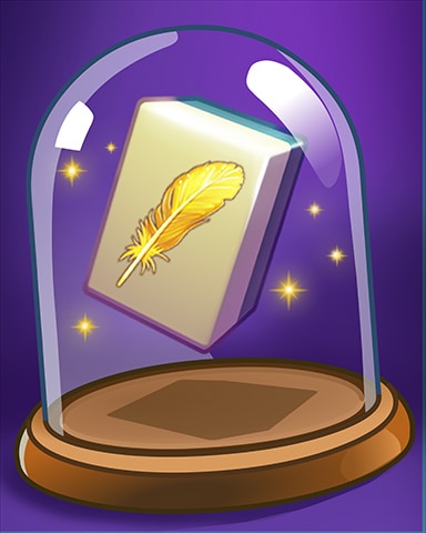Golden Feather Tile Badge - Mahjong Sanctuary Golden Feather Tile Badge - Mahjong Sanctuary