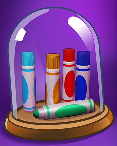 Colorful Daubers Badge - Poppit! Bingo Colorful Daubers Badge - Poppit! Bingo