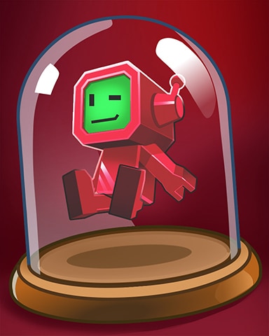 Red Toy Robot Badge - Poppit! HD
