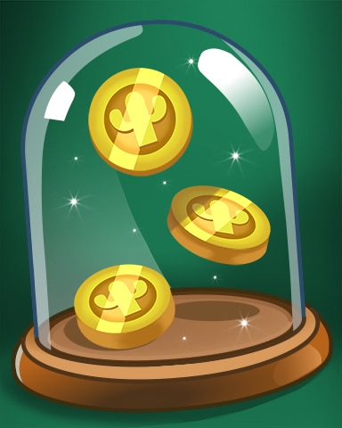 Cactus Coins Badge - Poppit! Party Cactus Coins Badge - Poppit! Party