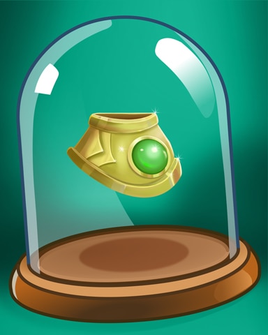 Jewel Studded Cat Collar Badge - Pogo&trade; Slots
