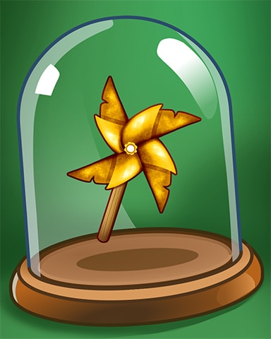 Windy Pinwheel Badge - Pogo Mini Golf Windy Pinwheel Badge - Pogo Mini Golf