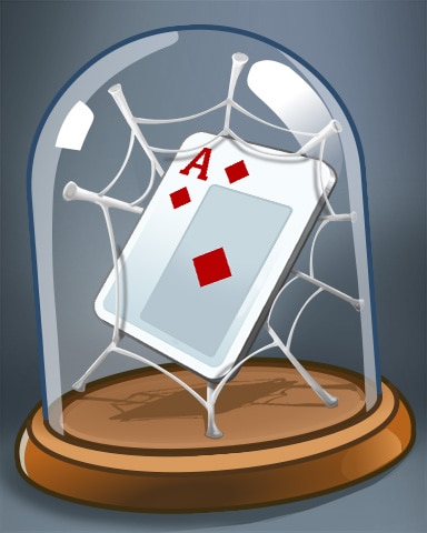 Ace In The Web Badge - Rainy Day Spider Solitaire HD Ace In The Web Badge - Rainy Day Spider Solitaire HD