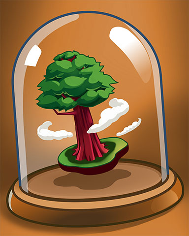 Tiniest Redwood Badge - Jet Set Solitaire Tiniest Redwood Badge - Jet Set Solitaire