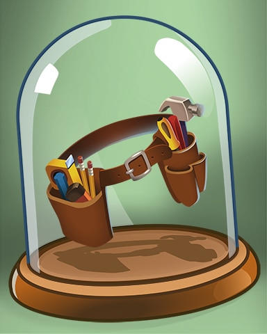 Handyman Toolbelt Badge - Solitaire Home Story