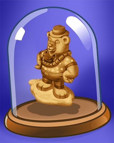 Bearnard Statue Badge - Snowbird Solitaire Bearnard Statue Badge - Snowbird Solitaire