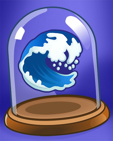 Tidal Wave Badge - Snowbird Solitaire Tidal Wave Badge - Snowbird Solitaire