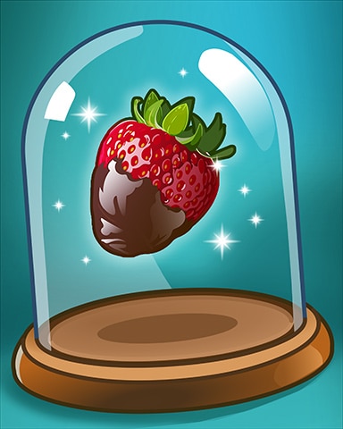 Chocolate Strawberry Badge - Sweet Tooth Town Chocolate Strawberry Badge - Sweet Tooth Town