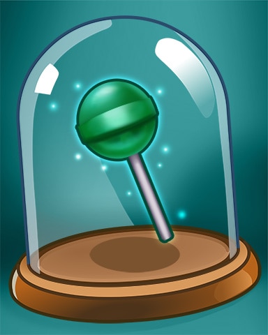 Green Lollipop Badge - Sweet Tooth Town