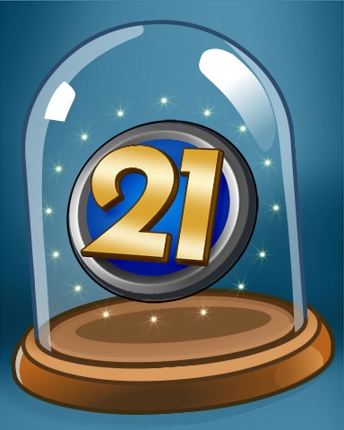 Twenty One Medal Badge - Turbo 21 HD Twenty One Medal Badge - Turbo 21 HD