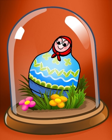 Doll In Bloom Badge - Trizzle Doll In Bloom Badge - Trizzle