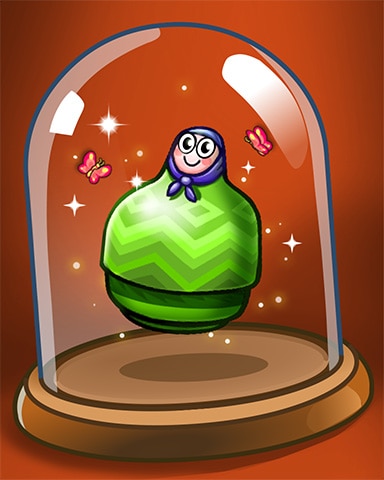 Big Green Doll Badge - Trizzle