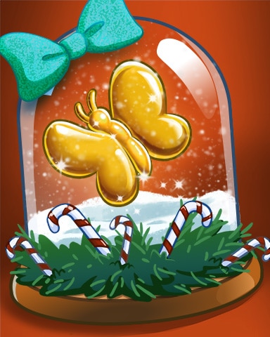 Golden Butterfly Badge - Trizzle