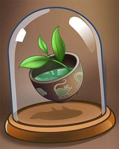 Garden Tea Badge - Mahjong Garden Garden Tea Badge - Mahjong Garden